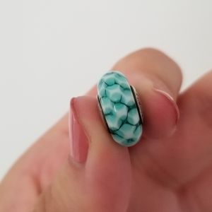 💎 Pandora Teal Murano Bead Charm